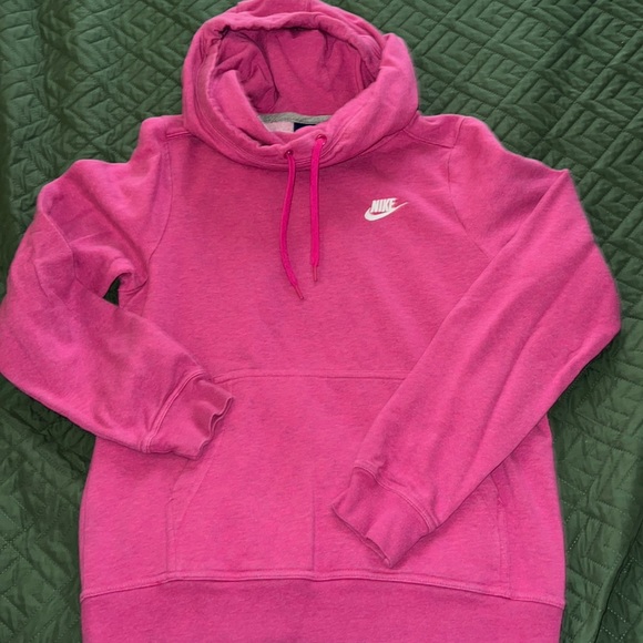 Nike Tops - Pink Nike Cowl neck sweatshirt size small